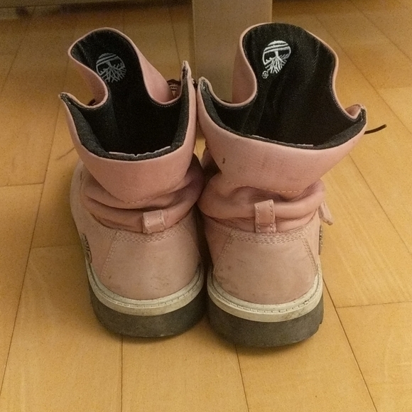 Timberland pink boots high top and low size 8 - Picture 5 of 6